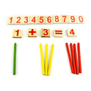 Kids Montessori educational math game designed for early learning and number recognition.