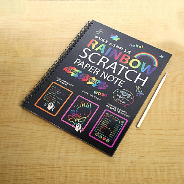 Large Color Scraping Book